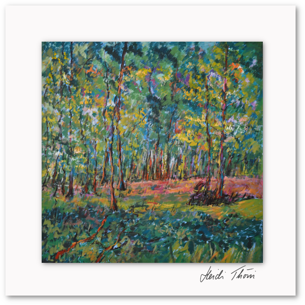 Kunstkarte ¦ Waldspaziergang