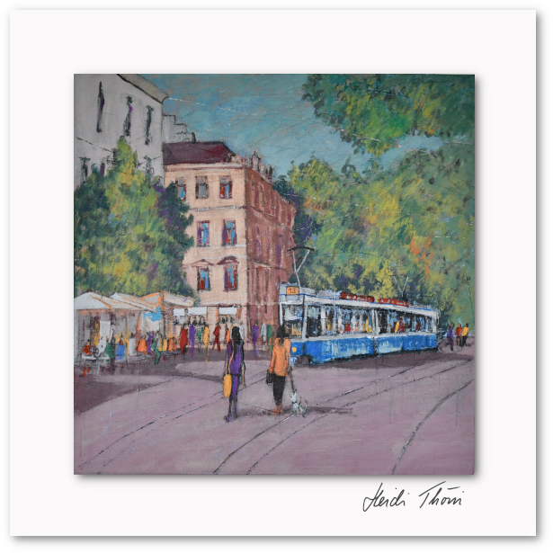 Kunstkarte ¦ Tram Nr. 13