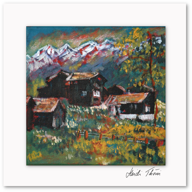 Kunstkarte ¦ Zermatt