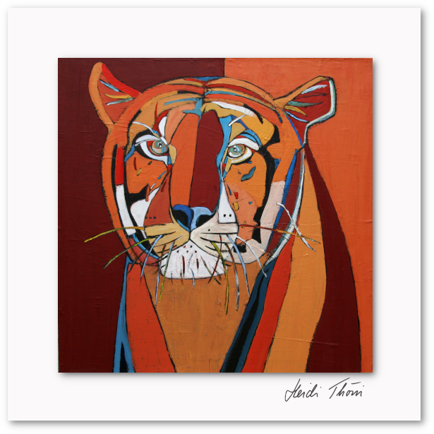 Kunstkarte ¦ Sibirischer Tiger