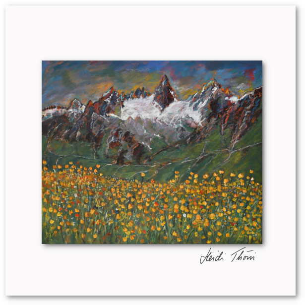 Kunstkarte ¦ Alpenwiese